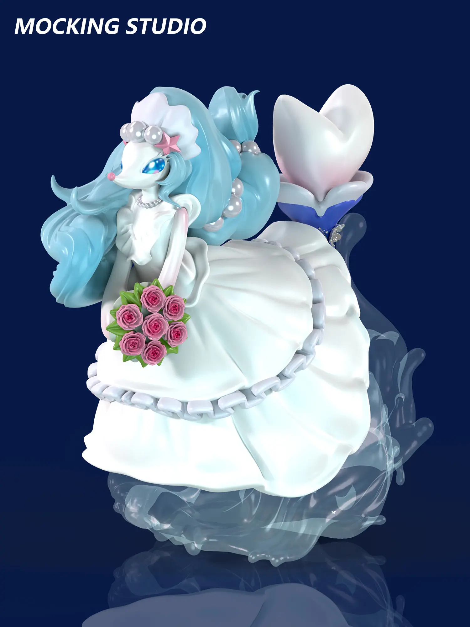 Zhu Yi Wan Jia Studio – Pokémon Bride Series Wedding Dress Primarina
