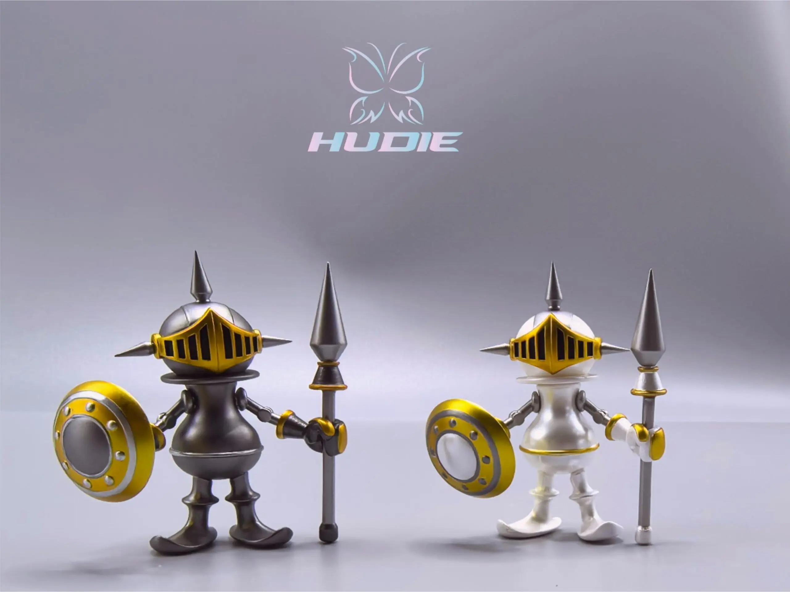 Hudie Studio – Digimon PawnChessmon White & Black