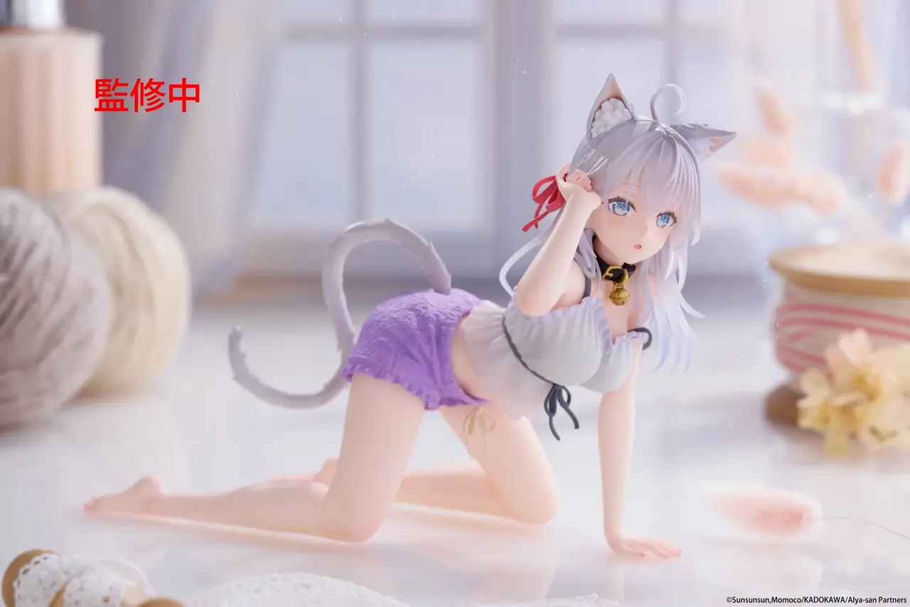 Taito – Tokidoki Bosotto Russia – go de Dereru Tonari no Alya-san Alisa Mikhailovna Kujou Desktop Cute Nekomimi Room Wear Ver. (Licensed)
