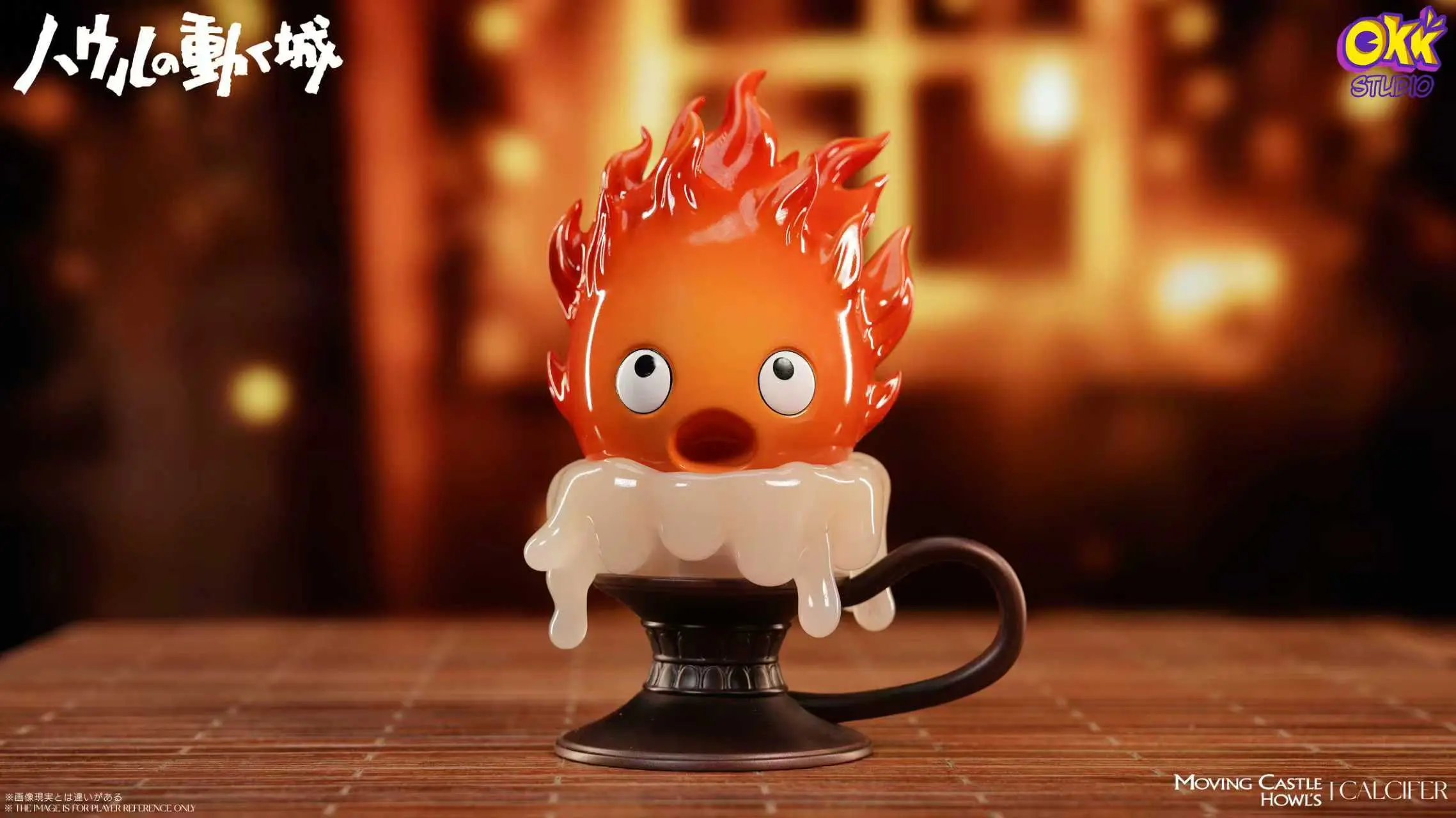 Okk Studio – Howl’s Moving Castle Hayao Miyazaki Desktop Series #1 Candlestick Calcifer