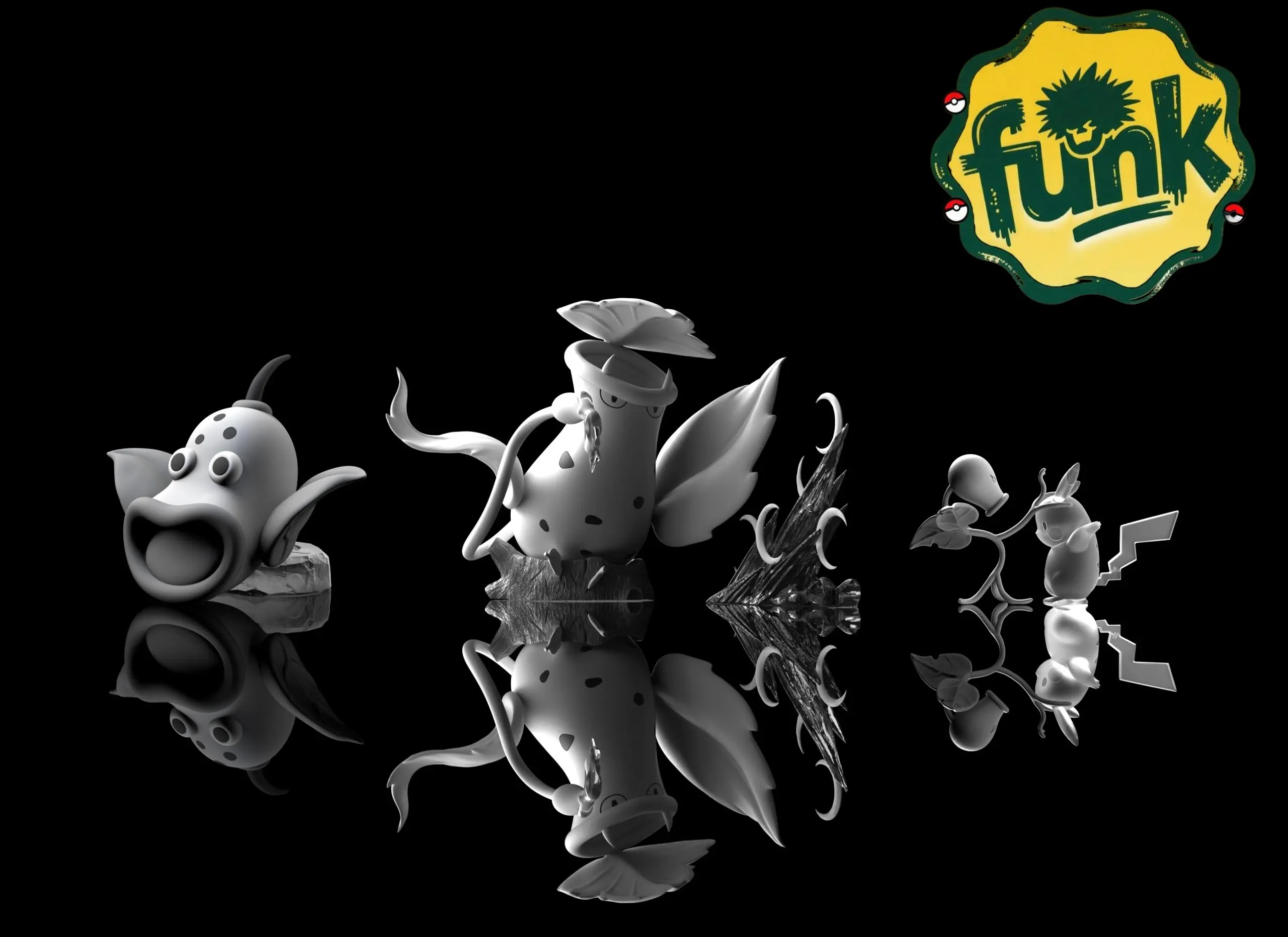 Funk Studio – Pokémon Victreebel Evolution Line