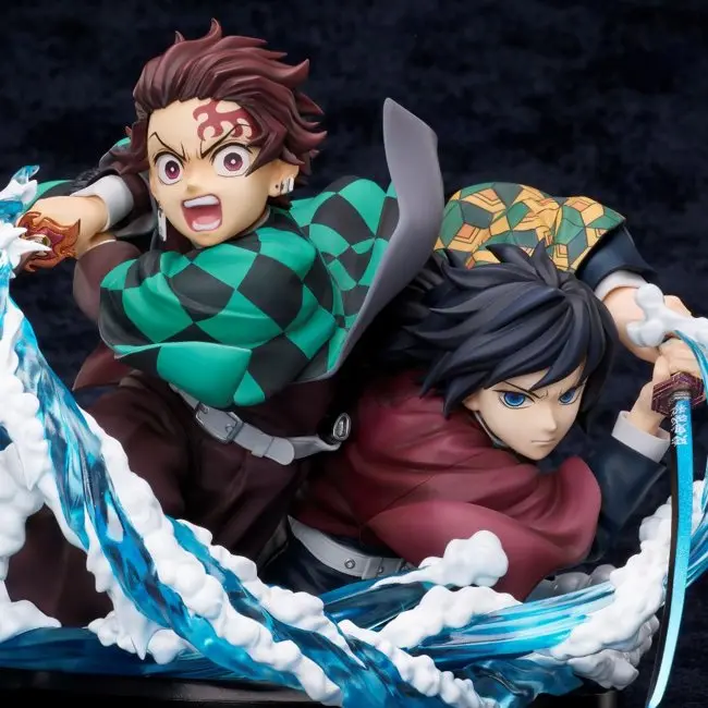 Aniplex – Demon Slayer: Kimetsu no Yaiba Tanjiro & Giyuu non-scale figure (Licensed)