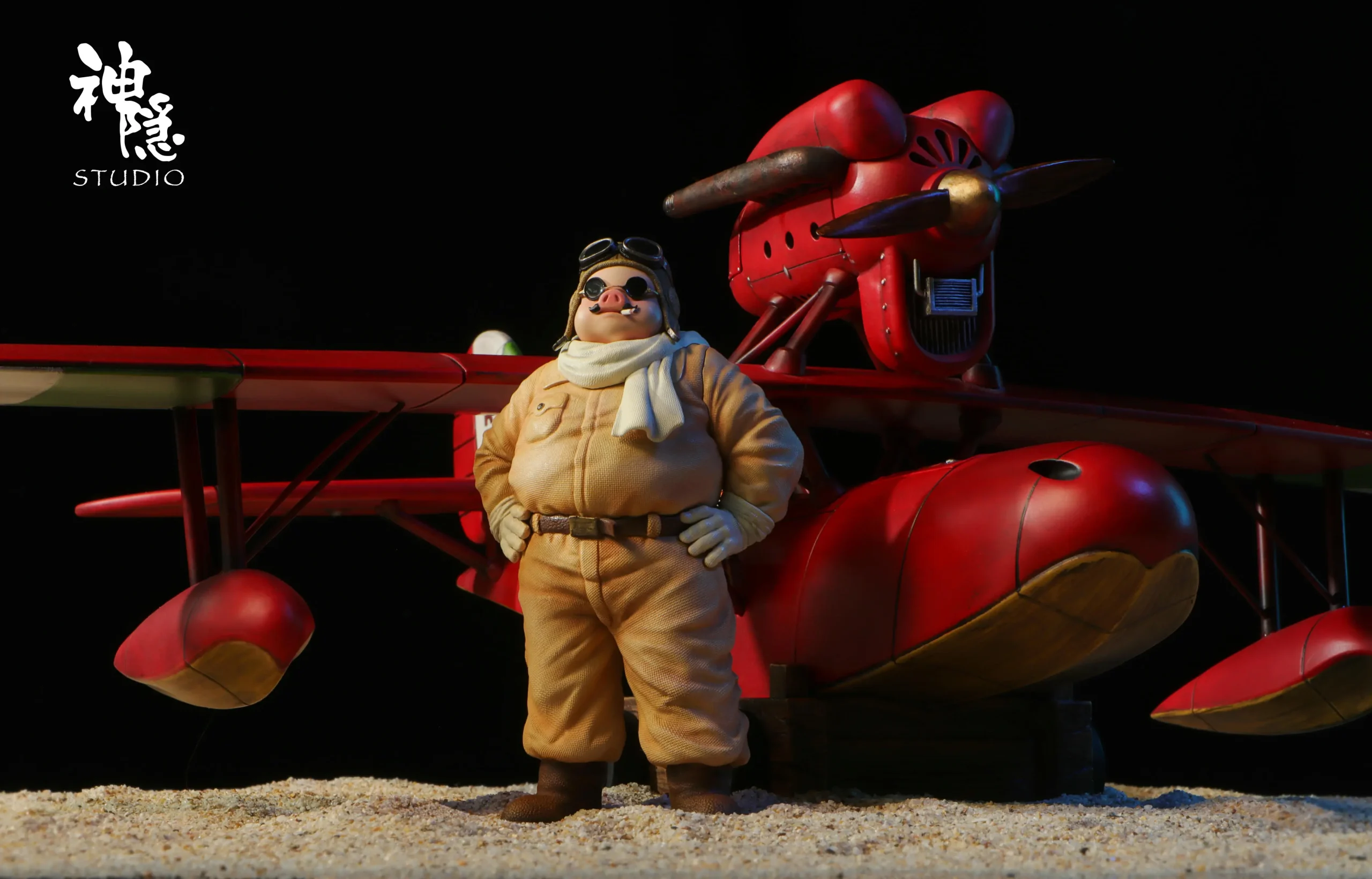 Shen Yin Studio – Porco Rosso Silhouette Moment Series Ace Pilot Marco Pagot