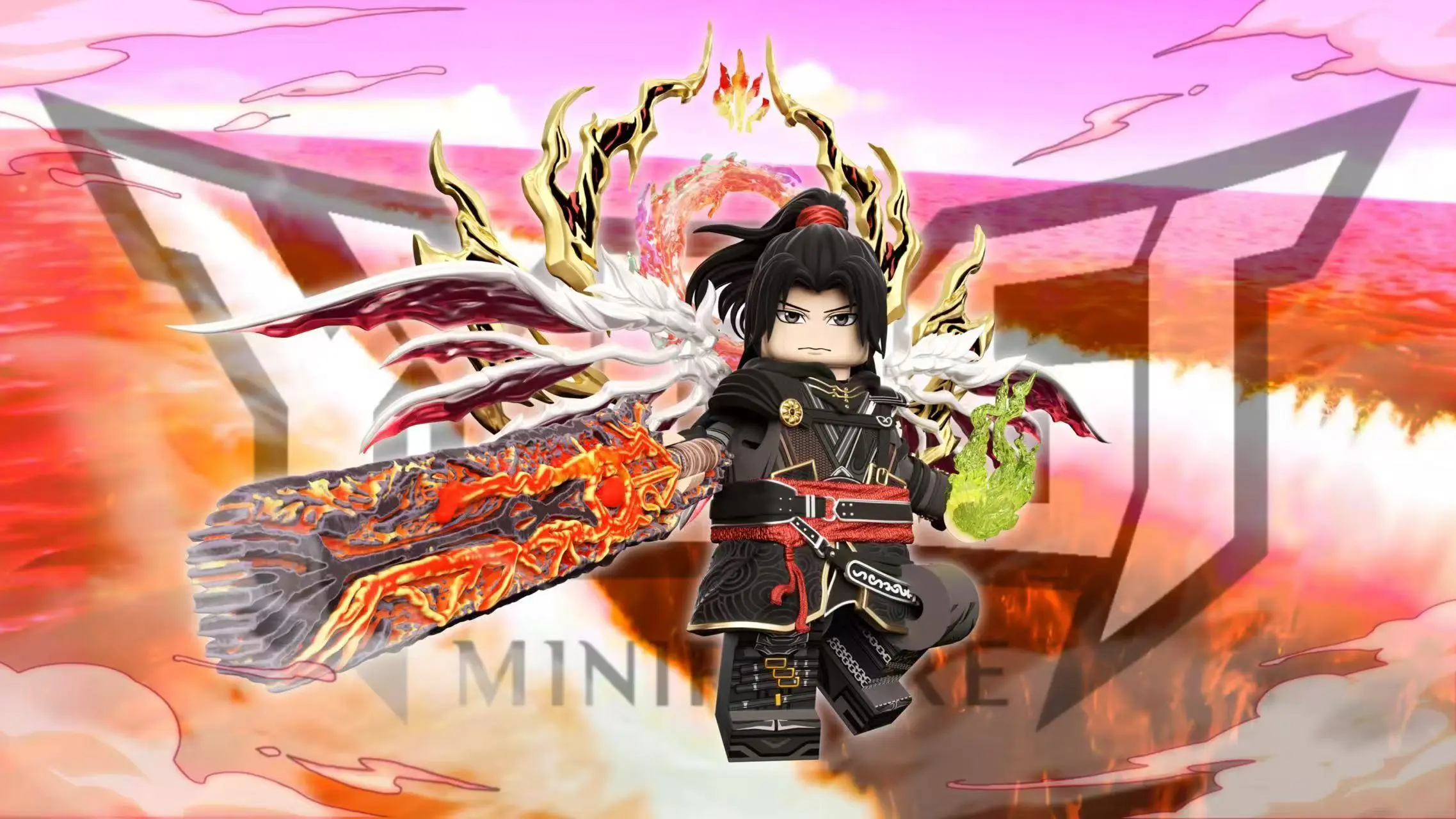 YYDSJ Studio – Fights Break Firmament Xiao Yan Bone Spirit Cold Flame Transformation