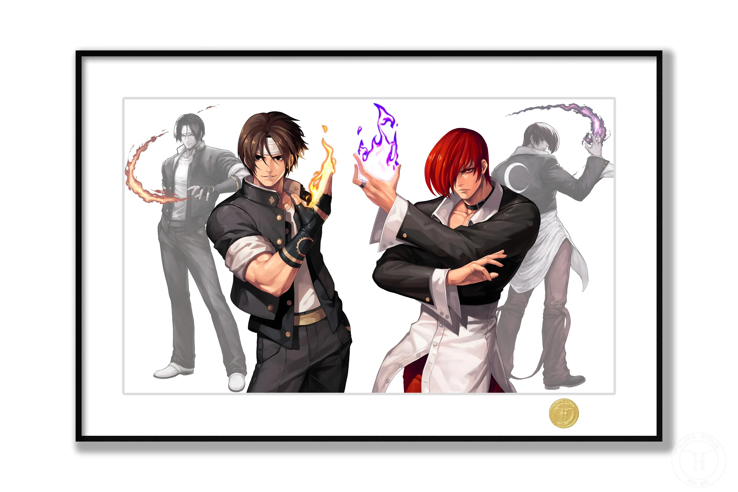 H-TWO Studio – The King of Fighters Kyo Kusanagi & Iori Yagami KOF Arcade Fighting