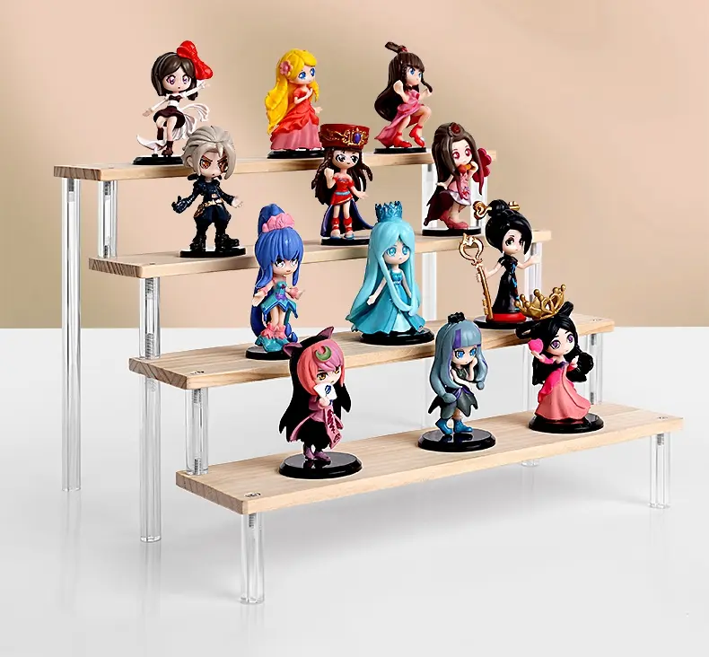 Showcase Factory – Acrylic Stair Display Stand for Nendoroids Blind Boxes Mini Figures