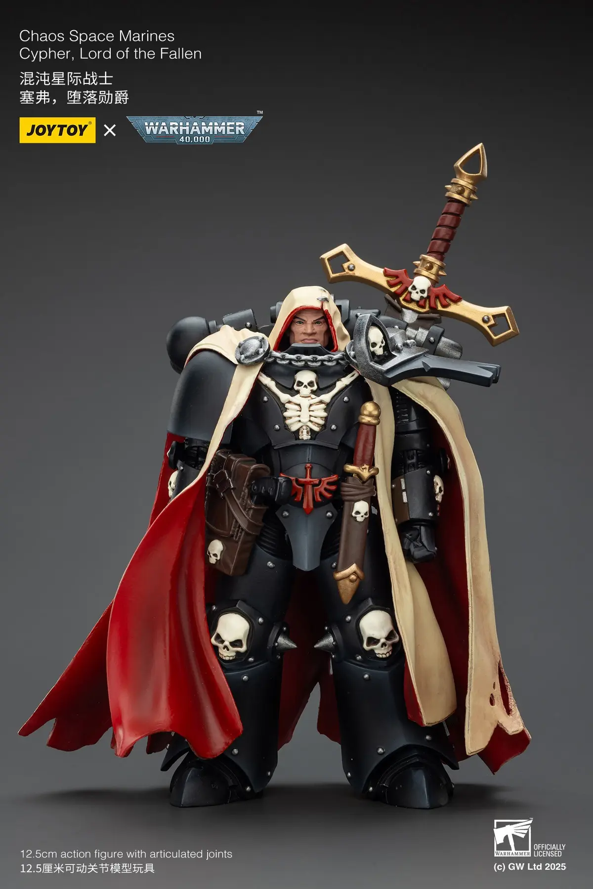 JOYTOY – Chaos Space Marines Cypher, Lord of the Fallen JT01826 (Licensed)
