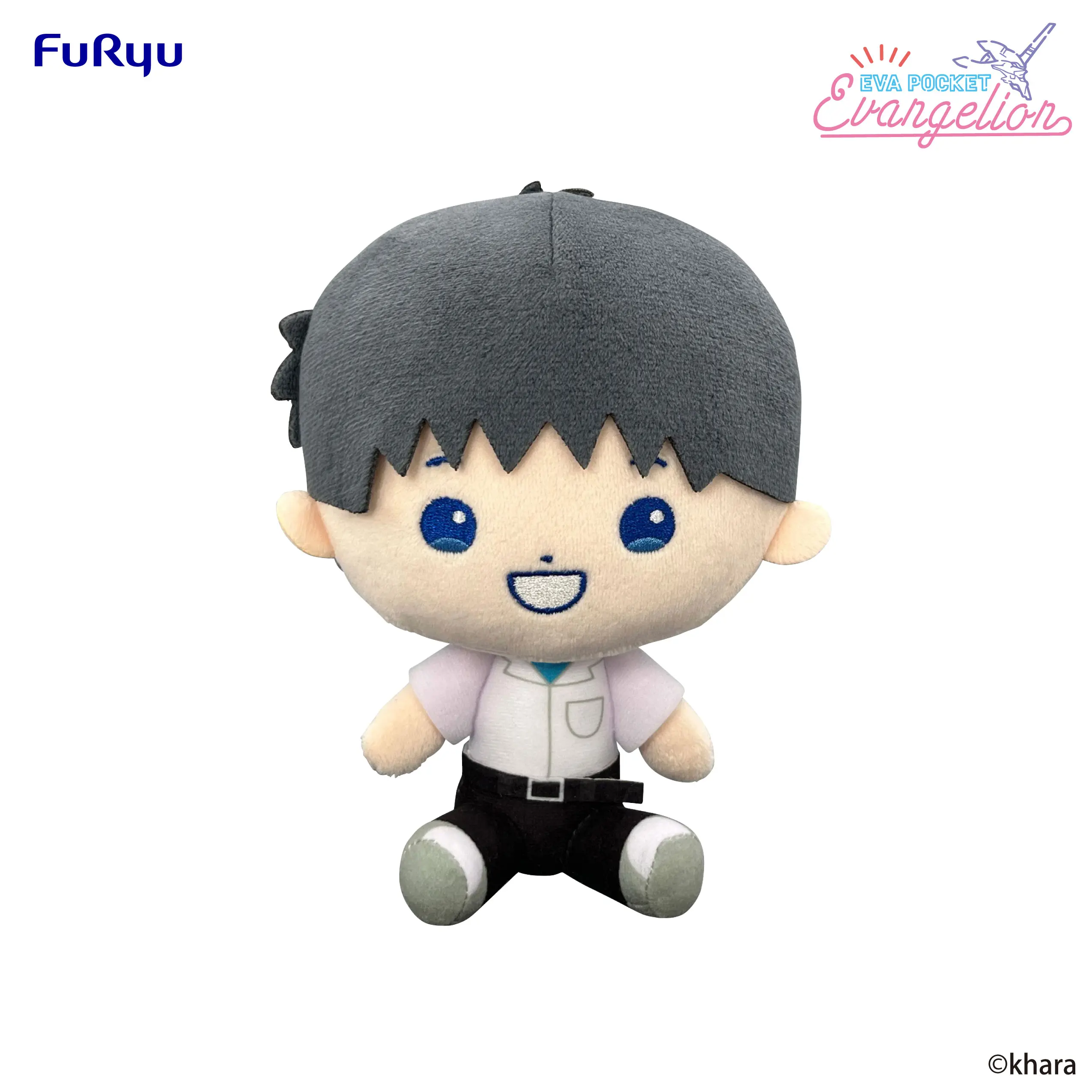 FURYU – EVA POCKET Plush Toy Shinji & Kaworu & Penpen (Licensed)