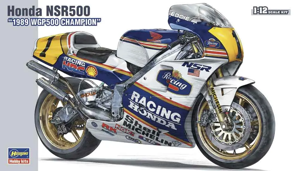 Hasegawa – HONDA NSR500 “1989 WGP500 CHAMPION” & SUZUKI RG400Γ EARLY VERSION (Licensed)