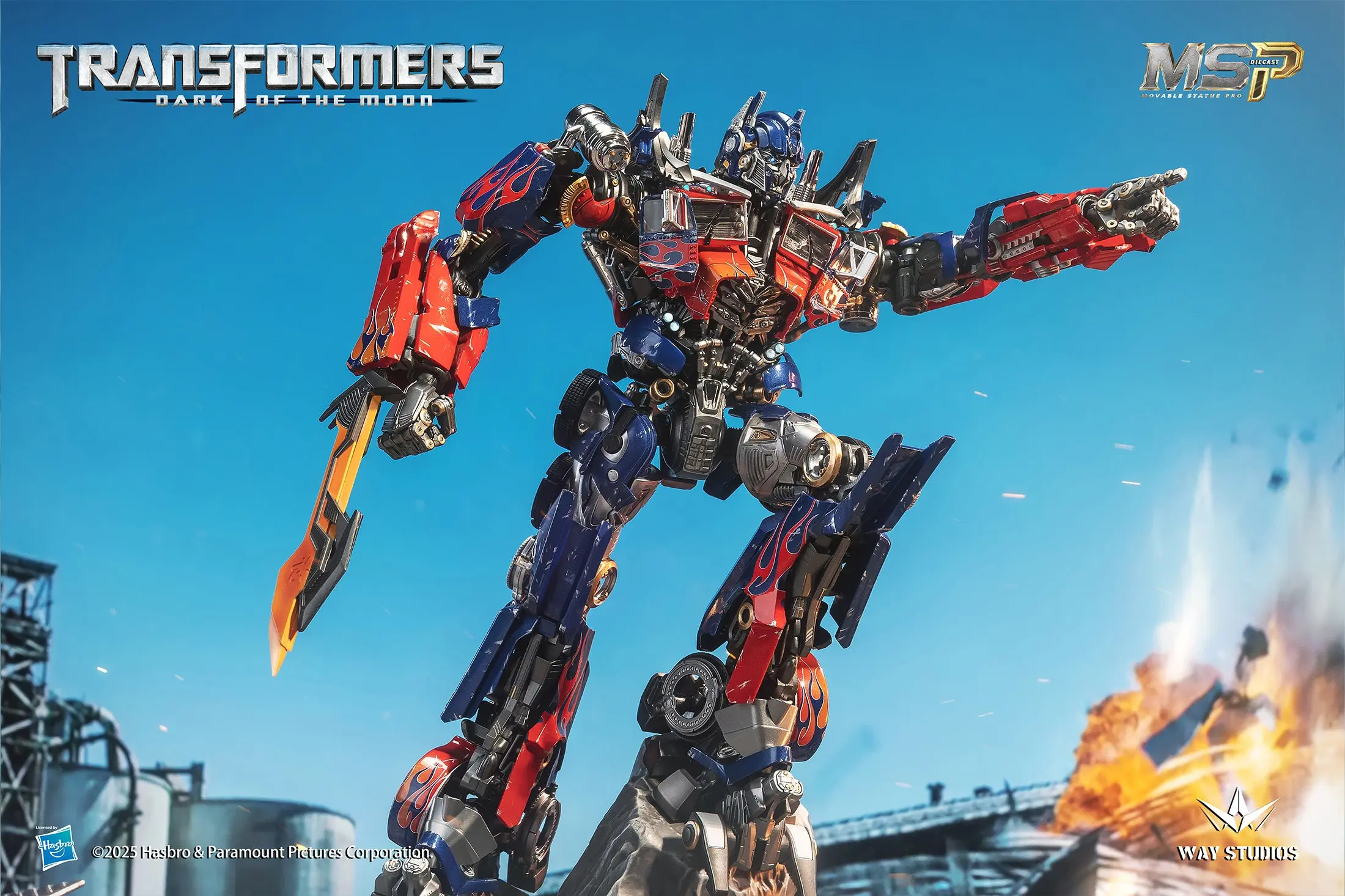WAY Studio – Transformers: Dark of the Moon MSP Series Optimus Prime (Licensed)