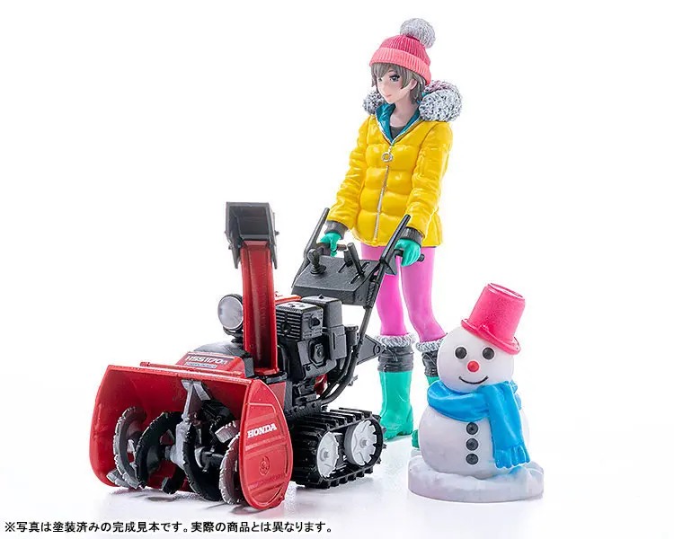 MAX Factory – PLAMAX MF-62: minimum factory Minori with Honda Small Snow Plow HSS1170n (JX) 1/20 Plastic Model (Licensed)