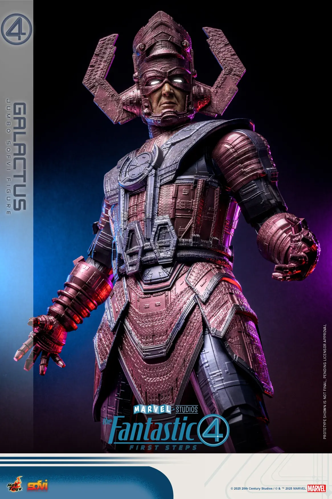 Hottoys – The Fantastic Four: First Steps Galactus Jumbo Sofvi Figure & The Thing 1/6th scale Collectible Figure SMS001J MMS813 (Licensed)