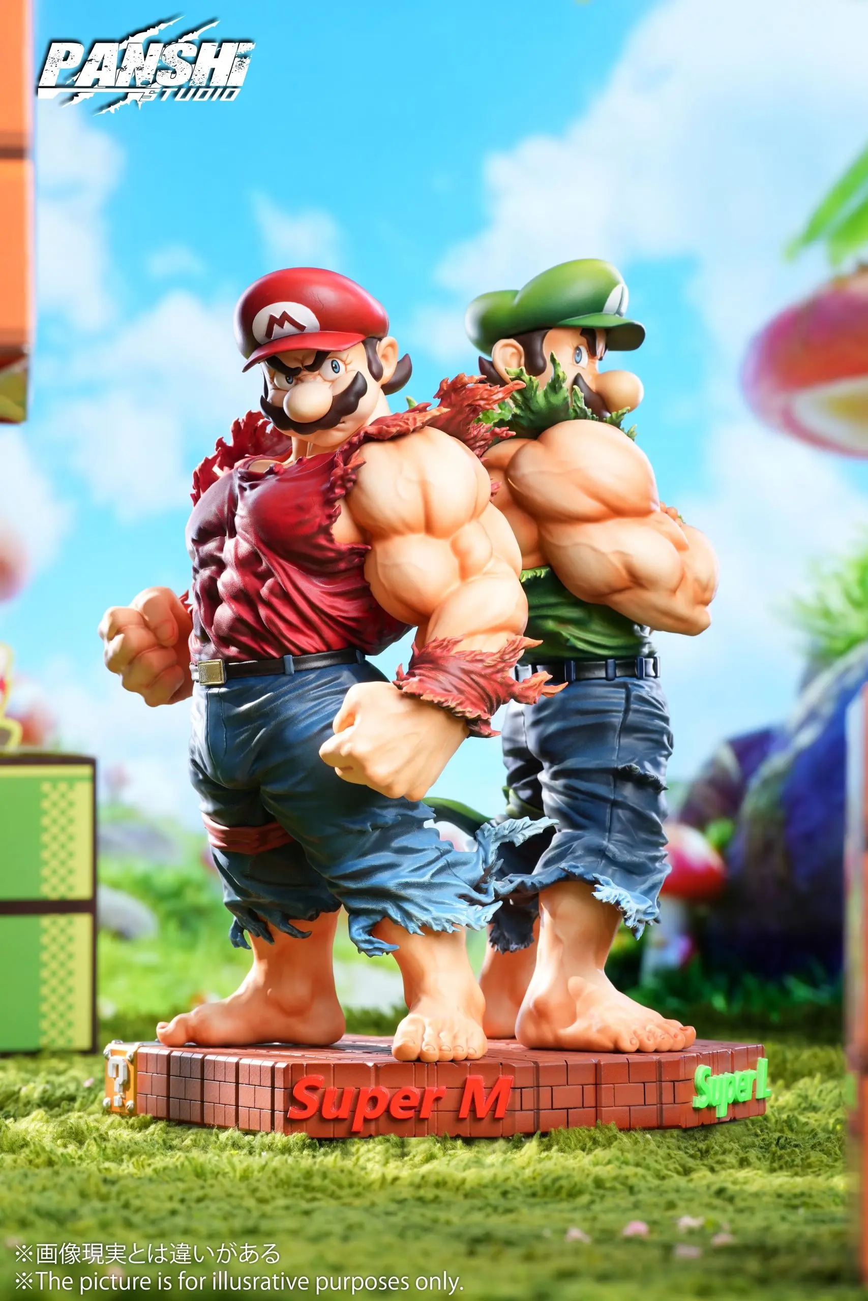 PAN SHI Studio – Super Mario Bros Mario & Luigi Muscle Brothers