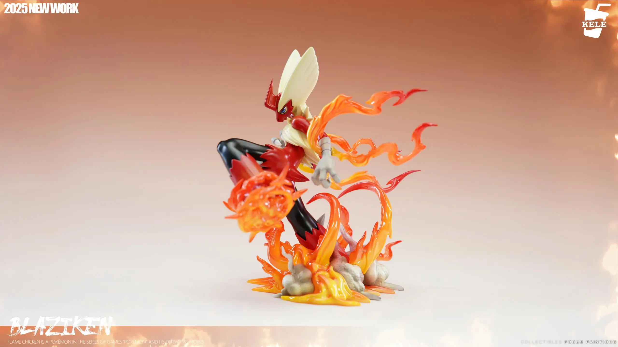 KELE Studio – Pokémon Pokédex 1/20 Series #3 mega Blaziken