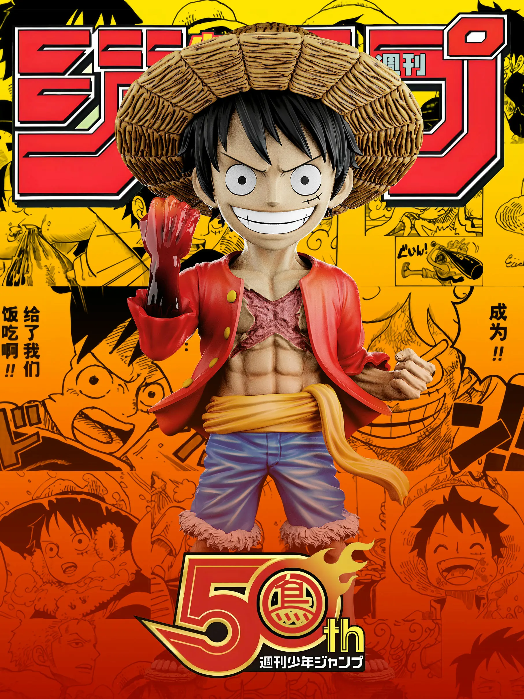 ToyBirds Studio – One Piece JUMP 50th Anniversary Luffy