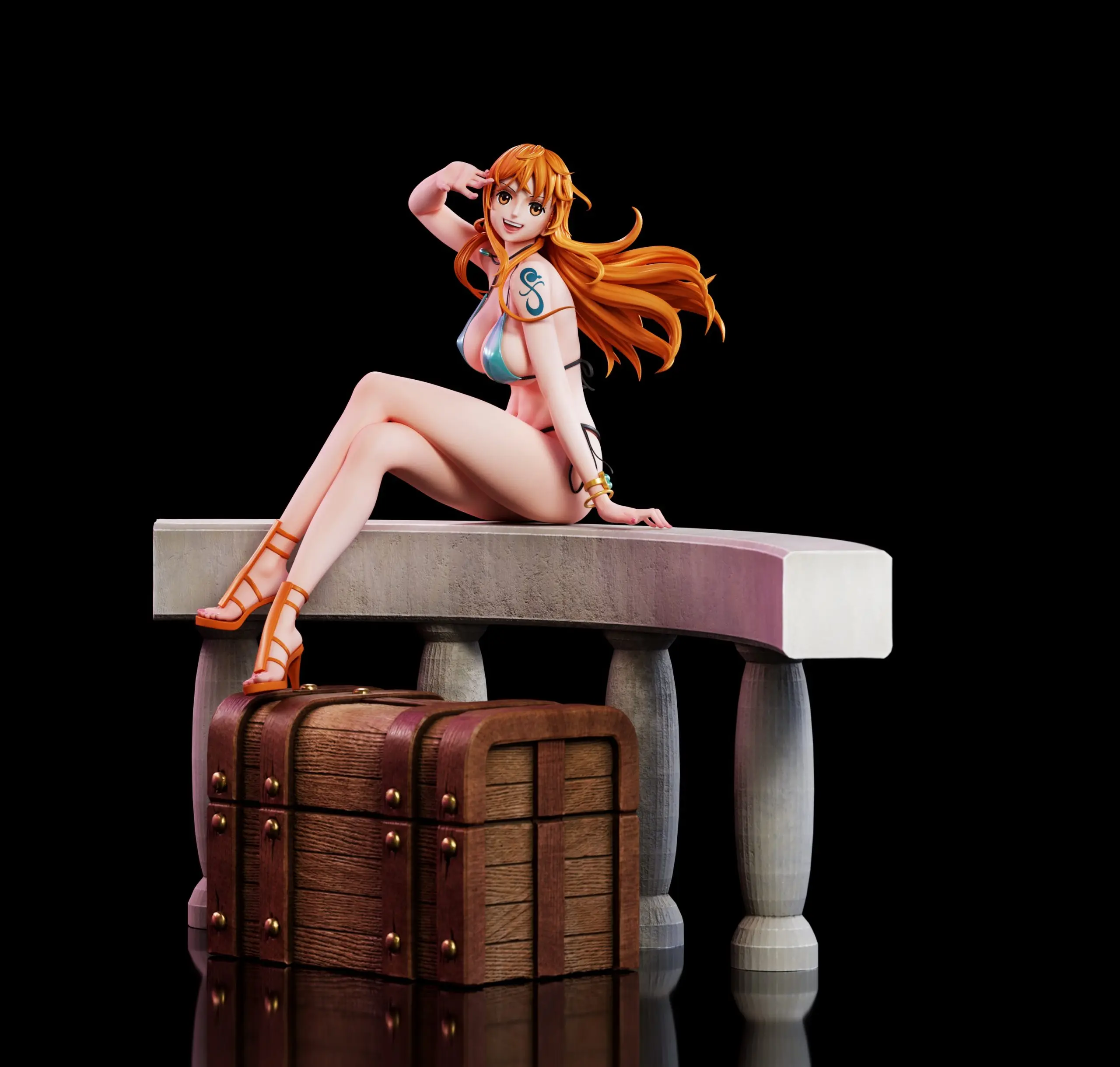 Aetheria Studio – One Piece 02 Sitting Nami