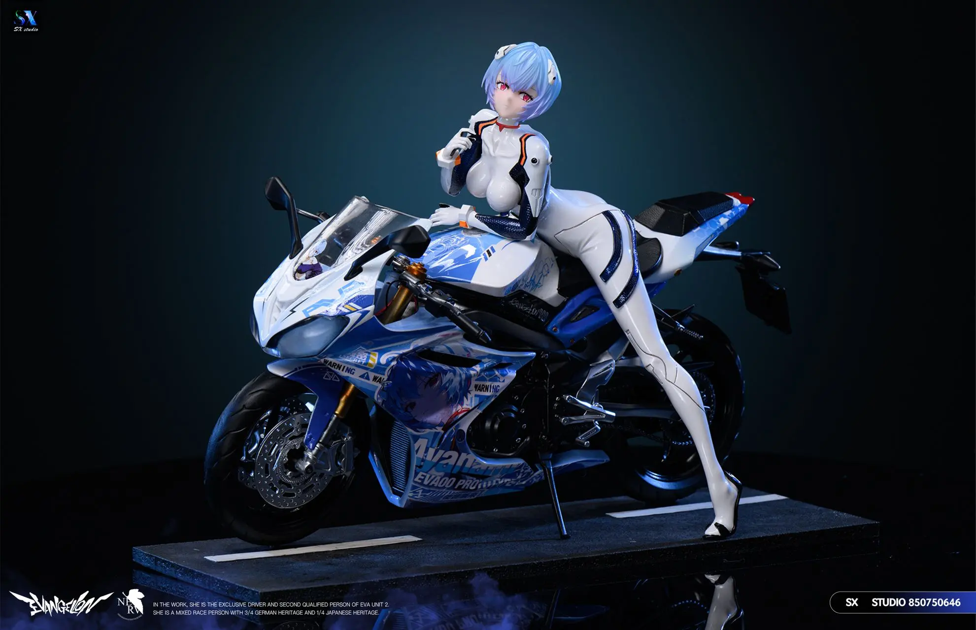 SX Studio – Neon Genesis Evangelion Motorcycle Girl Ayanami Rei