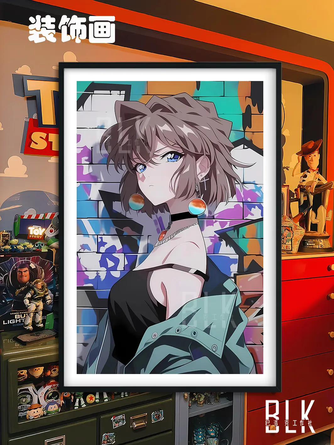 BLK Studio – Detective Conan Shiho Miyano Anime Decorative Painting Fridge Magnets