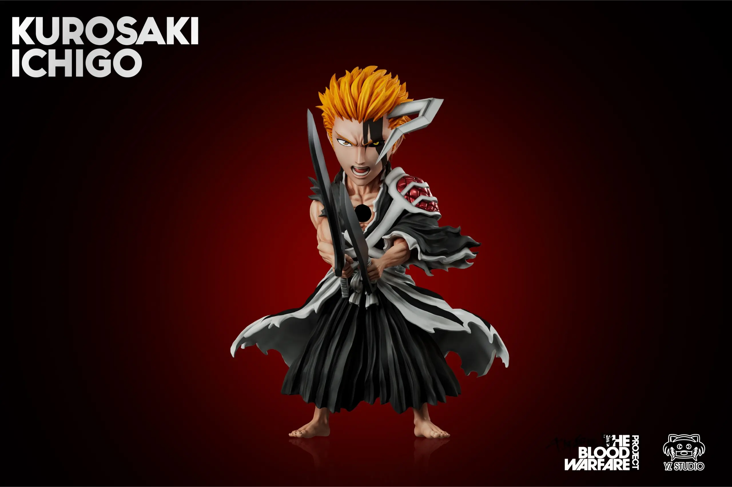 Yz Studio – BLEACH Ichigo Kurosaki #18 The Conflict Semi Hollowfied Ichigo