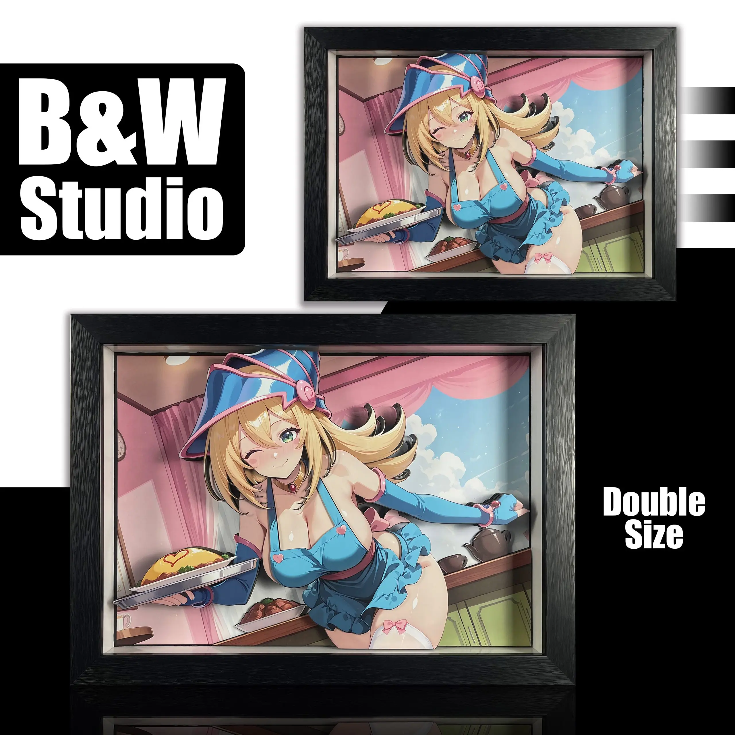 B&W Studio – Yu-Gi-Oh Dark Magician 3D Decorative Painting
