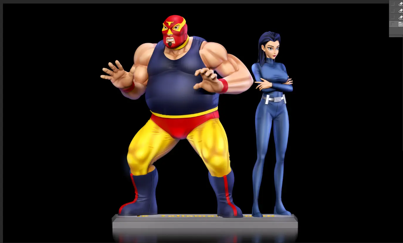 12 talisman Studio – Jackie Chan Adventures El Toro Fuerte & Viper