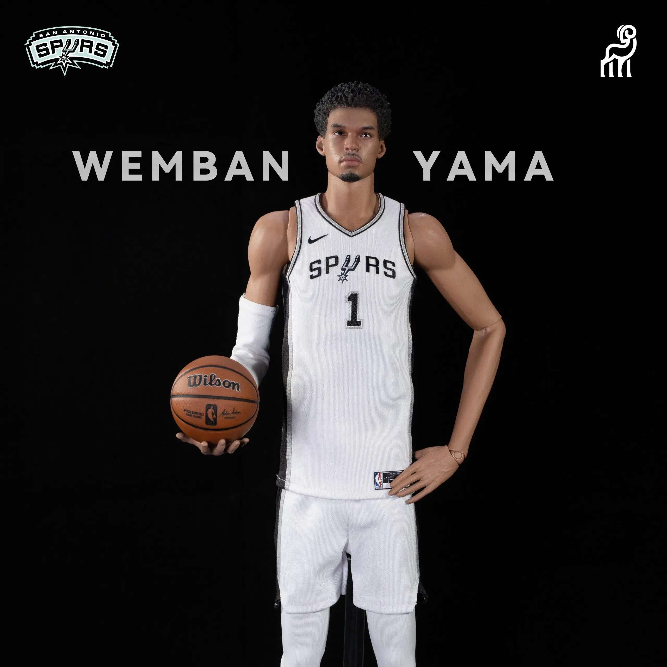 Goat Toys Studio – NBA 1/6 San Antonio Spurs Victor Wembanyama Calm Set