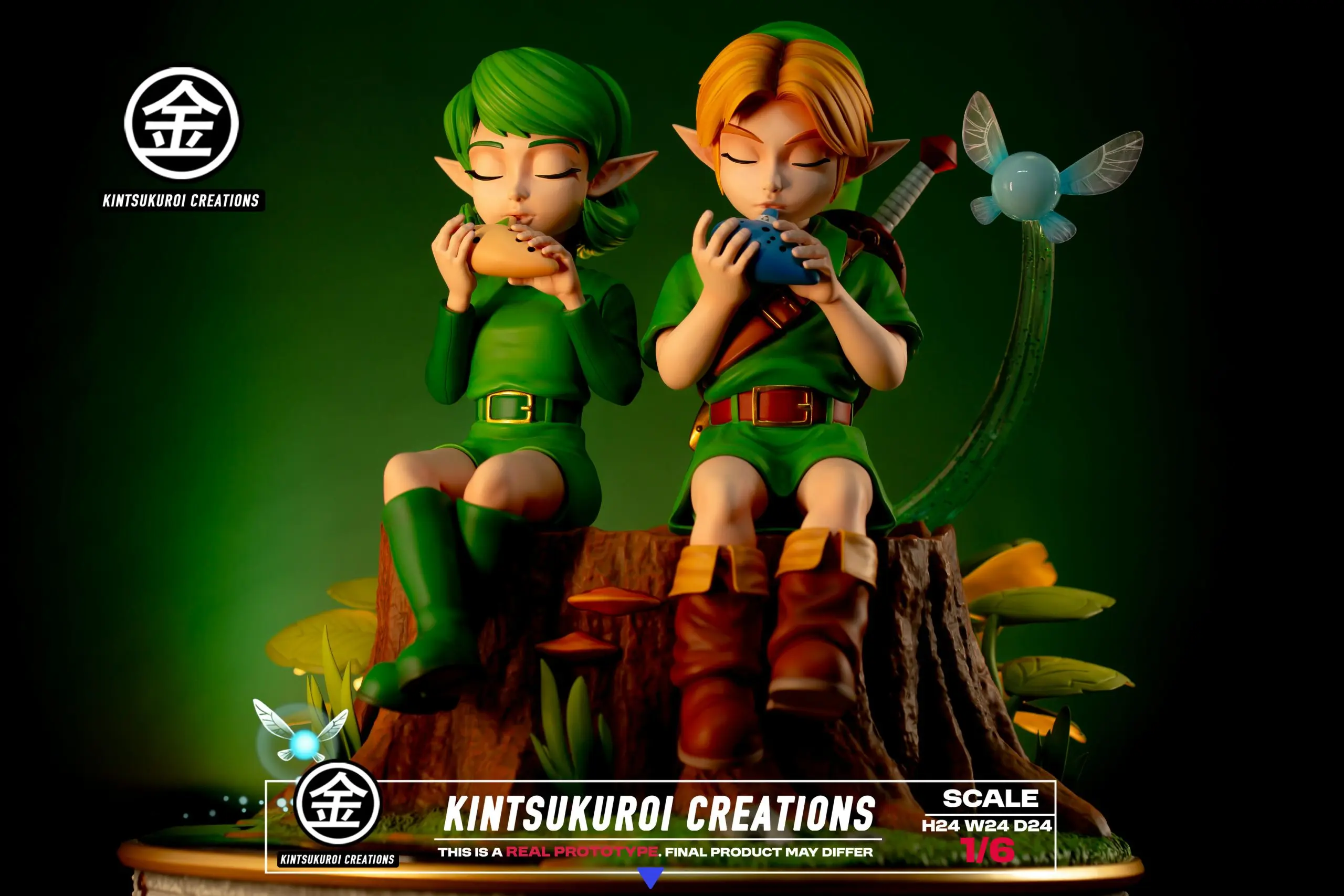 Kintsukuroi Creations Studio – The Legend of Zelda LINK & SARIA DIORAMA 1/6 SCALE
