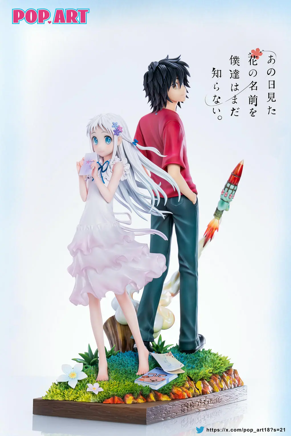 POP.ART Studio – Anohana: The Flower We Saw That Day Menma & Jintan