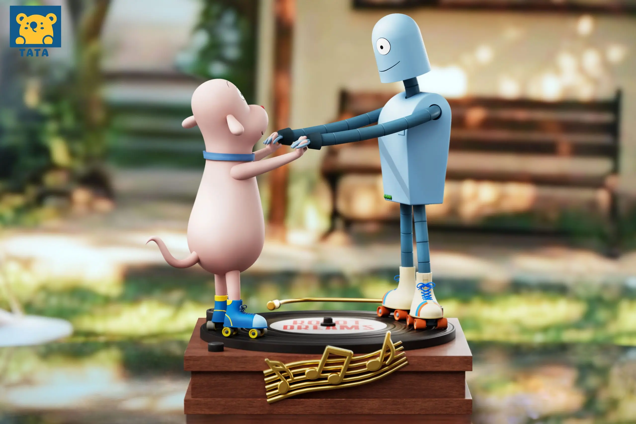 Tata Studio – Robot Dreams Phonograph Dog & Robot