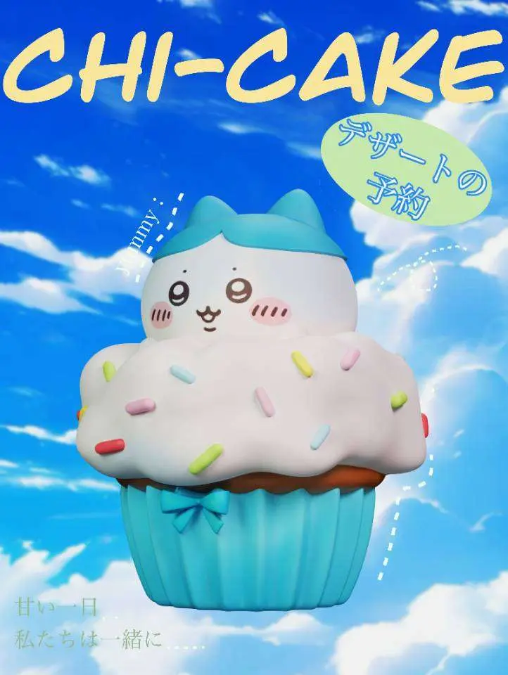 Chao She Studio – Chiikawa Hachiware Baba Cake Cup