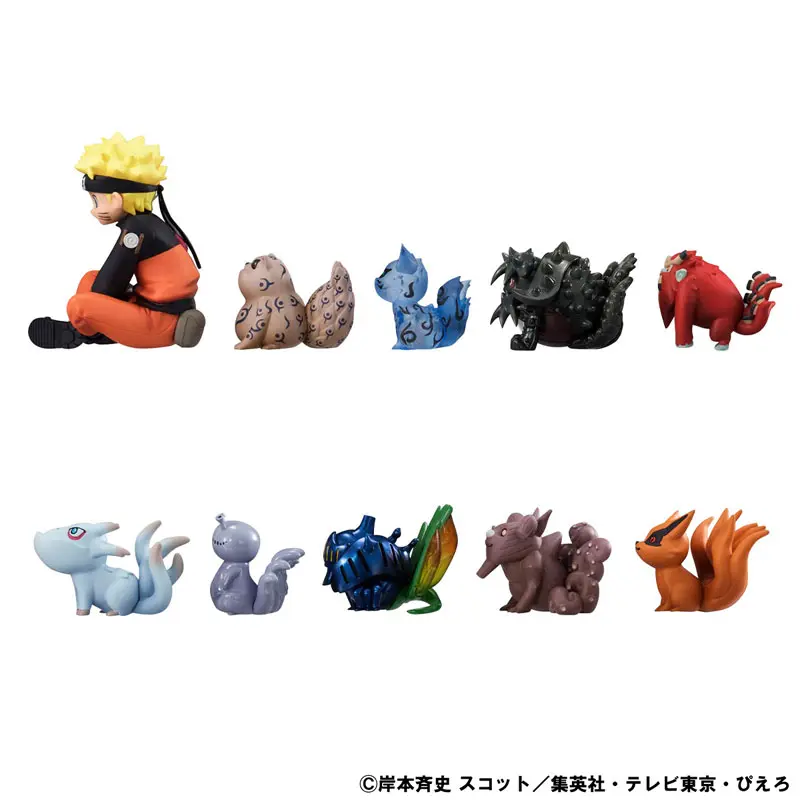 MegaHouse – G.E.M. Series Gaiden! NARUTO Shippuden Naruto Uzumaki & Tailed Beasts Complete Figure (Licensed)
