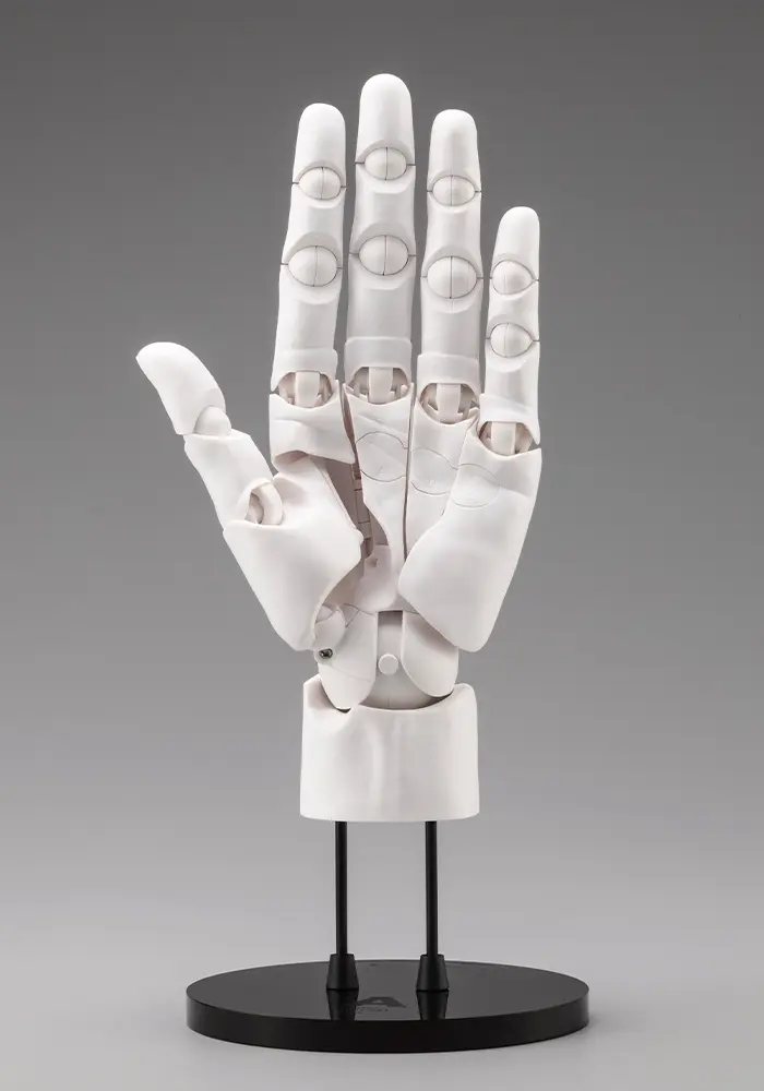 Kotobukiya – Artist Support Item Hand Model 1/1 L Grey & White AT029 AT030 (Licensed)