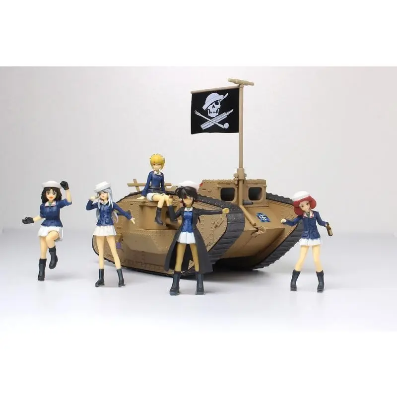 PLATZ – Girls und Panzer: Final Chapter 1/35 Chibi Scale with Crew Figures Mk.Ⅳ Tank (Licensed)