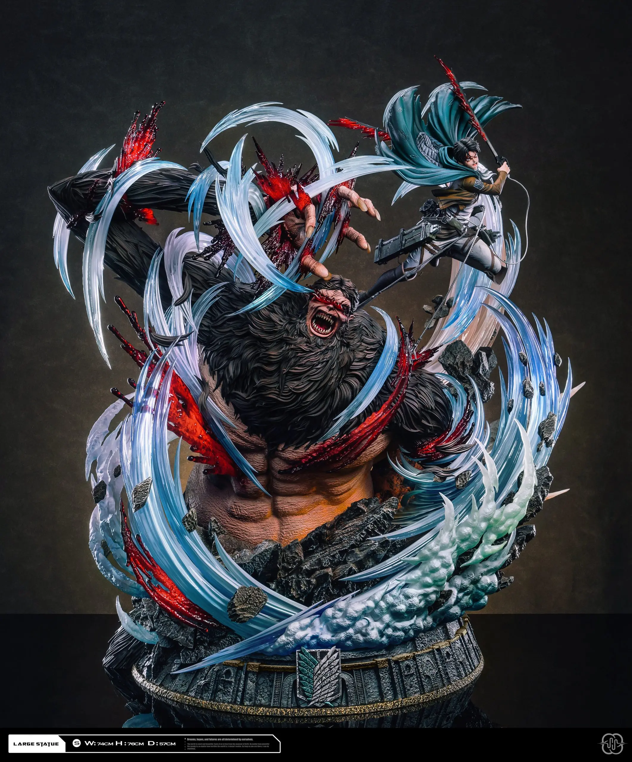 Hertz Studio – Attack on Titan 2.0 Ackerman Levi vs Zeke