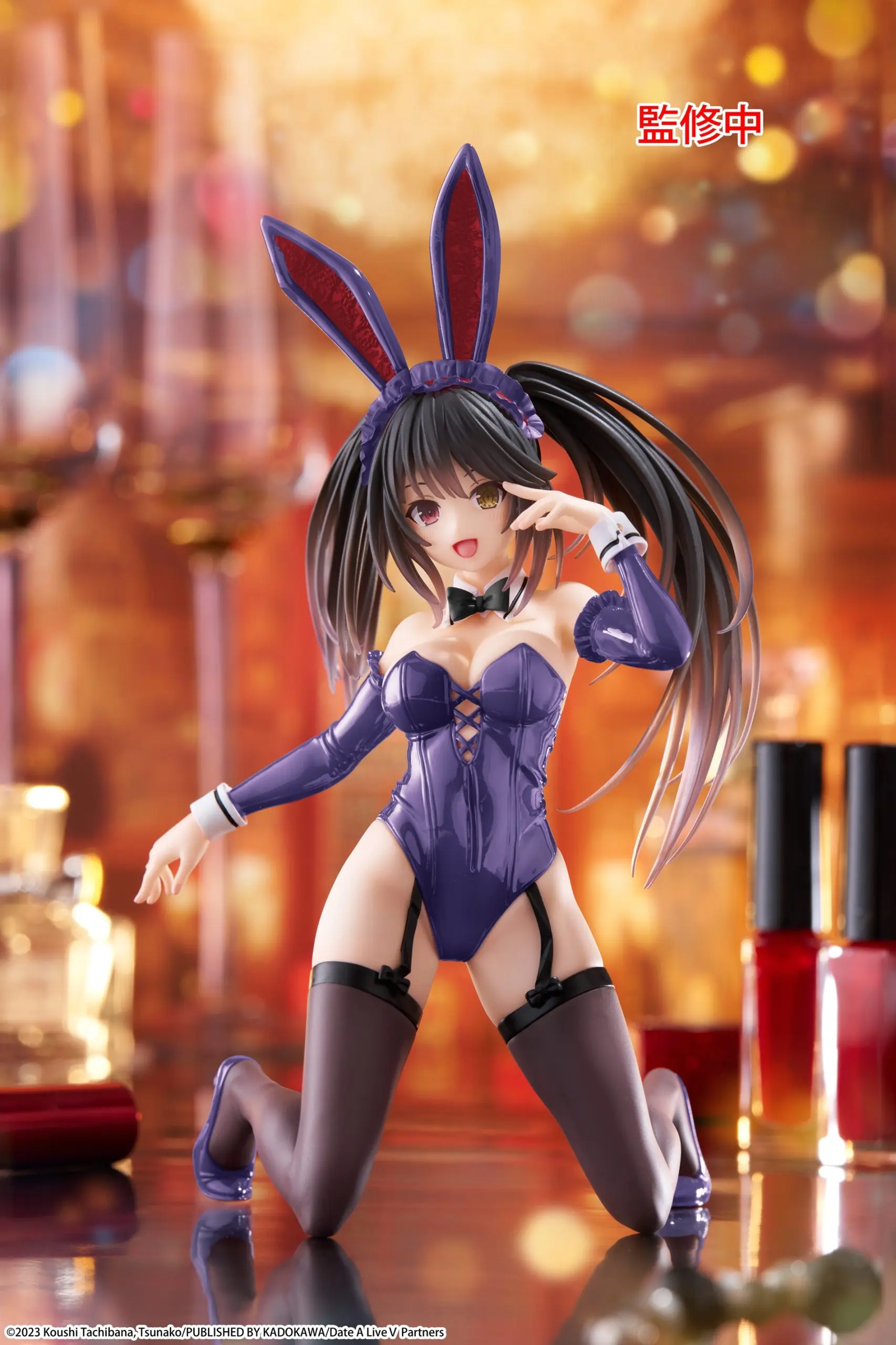 Taito – Date A Live V Desktop Cute Figure Kurumi Tokisaki (Bunny Ver.) Renewal (Licensed)