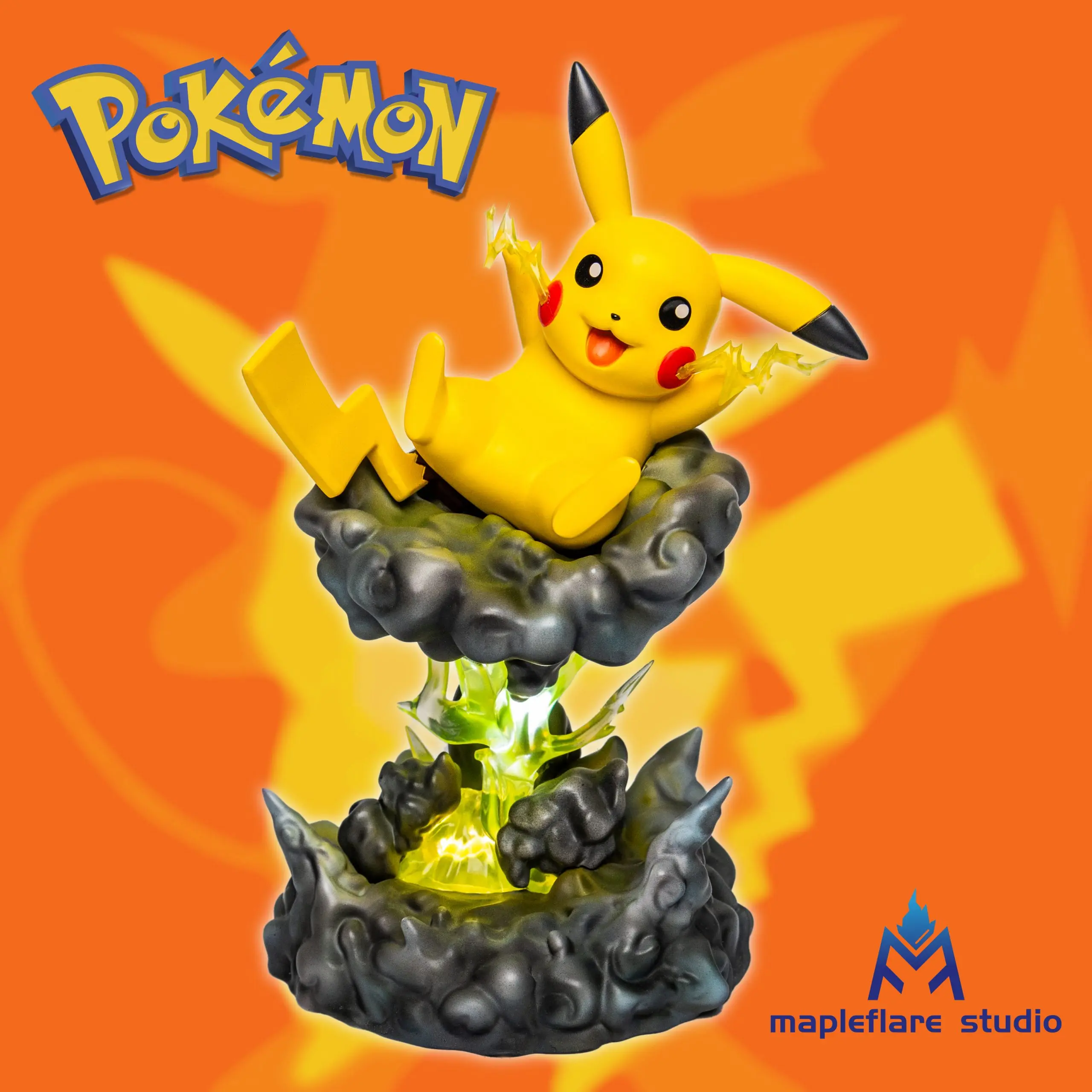 Mapleflare Studio – Pokémon Night Light Series Pikachu & Charizard & Bulbasaur & Squirtle