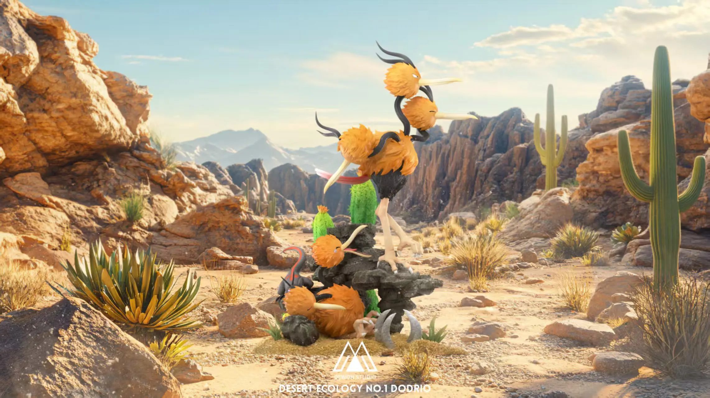 Dewon Studio – Pokémon Dodrio Ecological Evolution Set