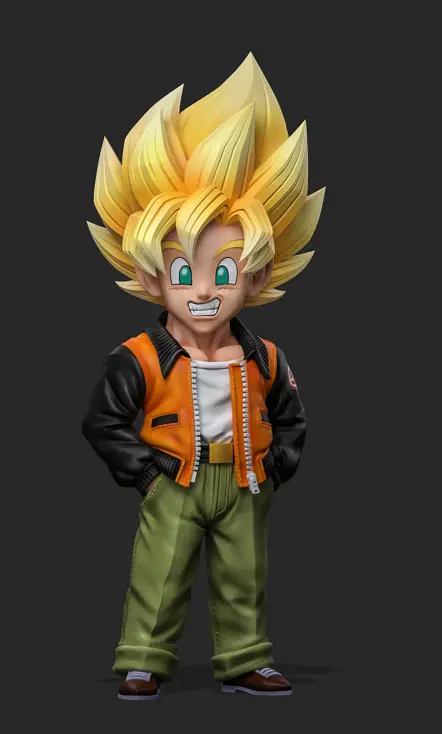 Power Studio – Dragon Ball Clothes Wearing Goku