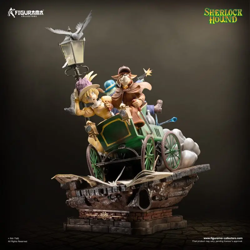 Figurama Collectors – Sherlock Hound: Sherlock, Watson and Mrs. Hudson Elite Diorama Statue (Licensed)