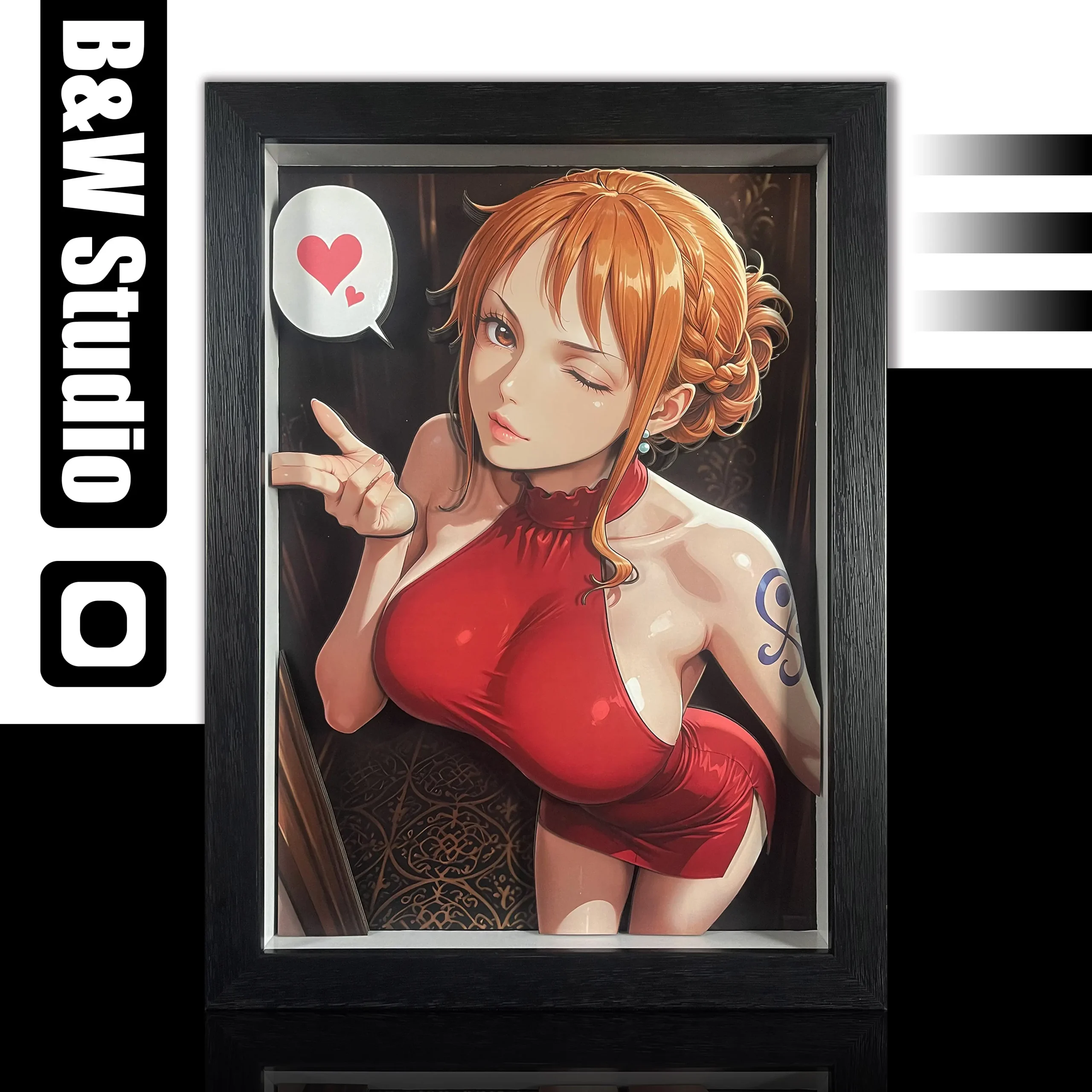 B&W Studio – One Piece Nami 3D Decorative Painting