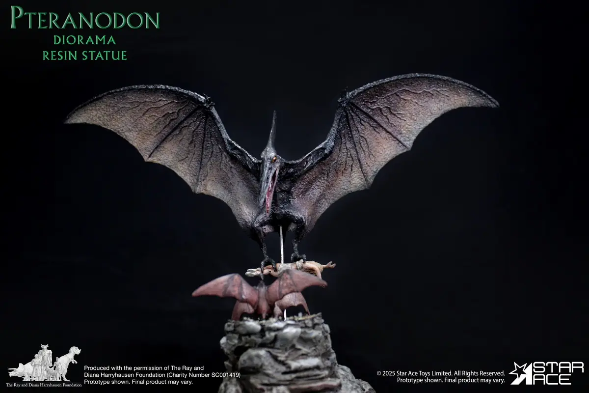 Star Ace Toys – Ray Harryhausen series Pteranodon diorama scene 1/8 scale resin statue SA8065 (Licensed)