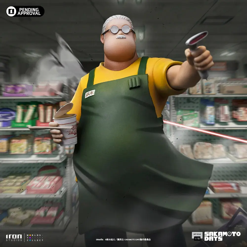 Iron Studio – Sakamoto Days 1/10 Taro Sakamoto Statue NETFX129725-10 NETFX127525-10 (Licensed)