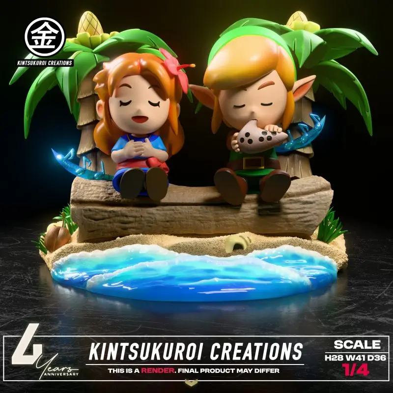 Kintsukuroi Creations Studio – The Legend of Zelda LINK AND MARIN 14 DIORAMA