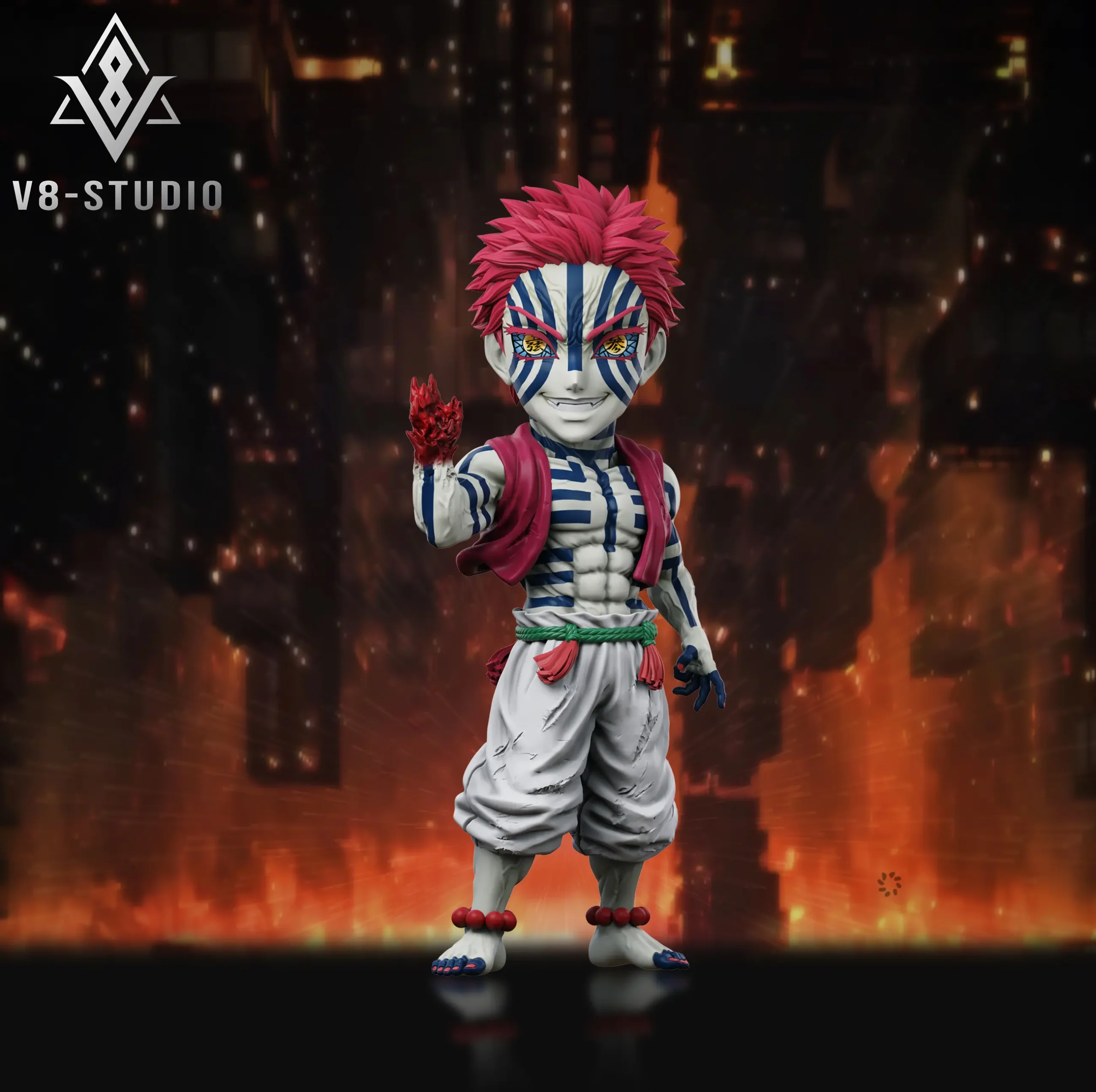 V8 Studio – Demon Slayer Infinity Castle Arc #3 Akaza