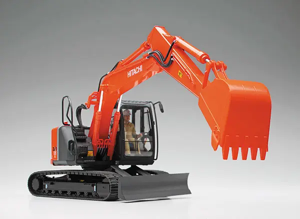 Hasegawa – 1/35 WM Series – Hitachi Construction Machinery Hydraulic Excavator ZAXIS 135US Plastic Model (Licensed)