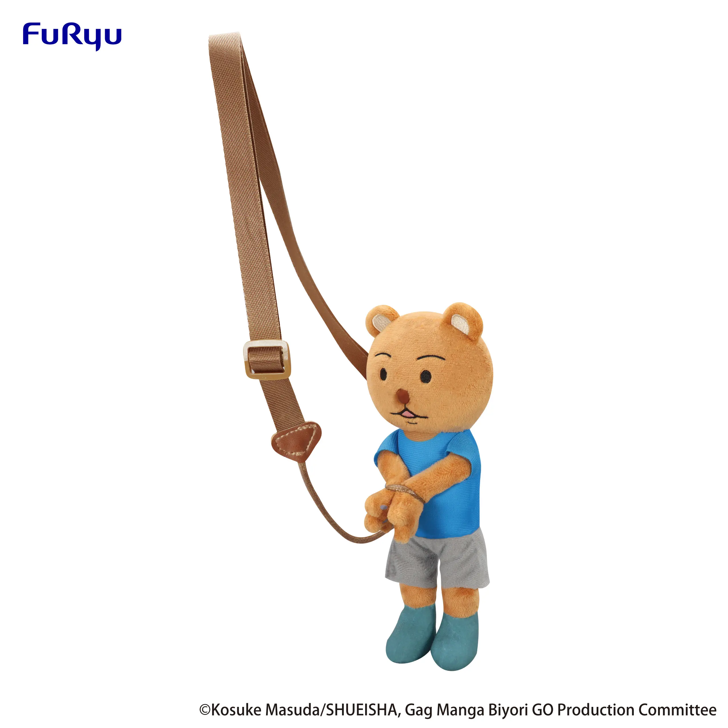 FURYU – Gag Manga Biyori GO Kumakichi-kun Arrested Plush Toy (Licensed)