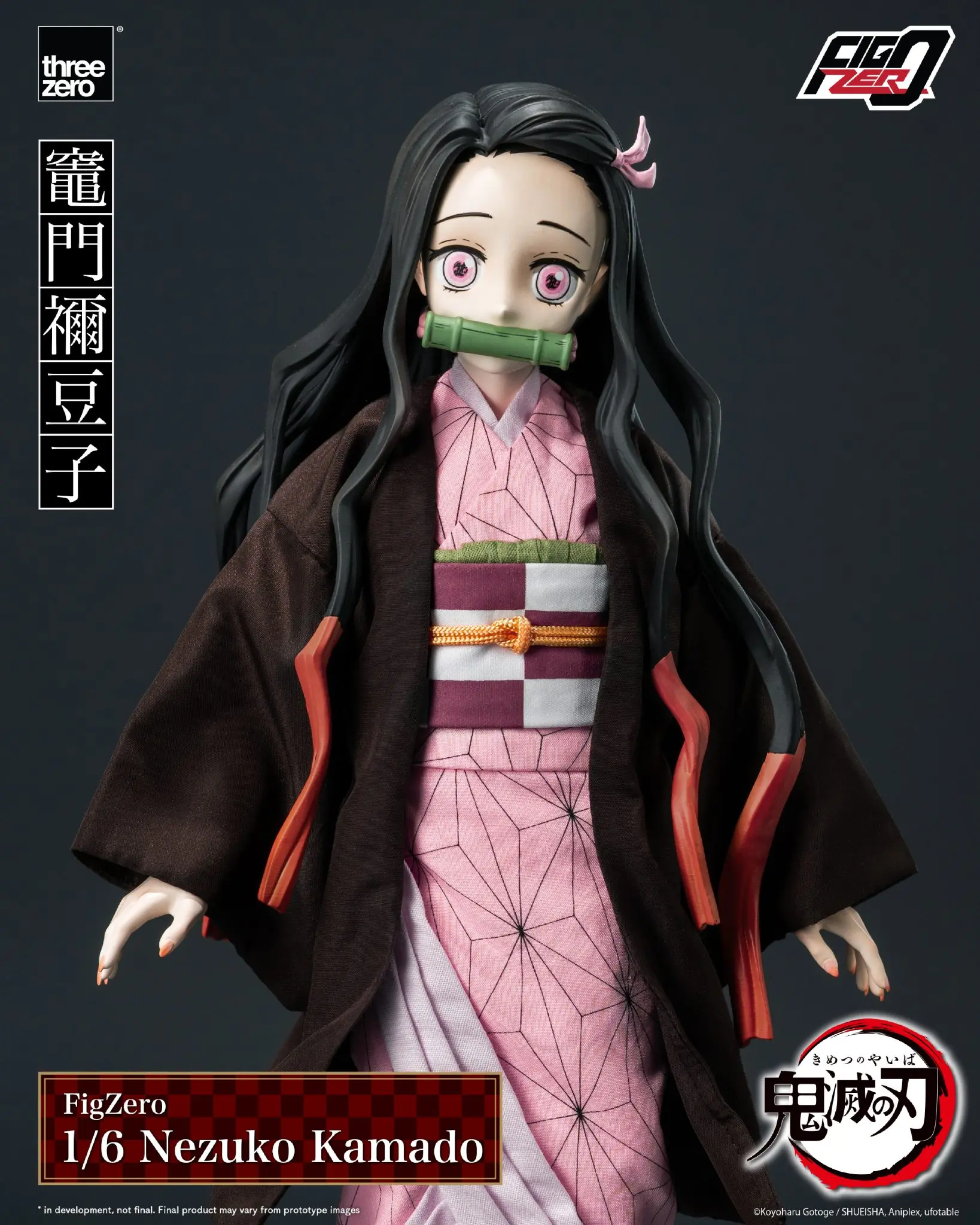 Threezero – Demon Slayer: Kimetsu no Yaiba FigZero 1/6 Nezuko Kamado 3Z06680W0 (Licensed)