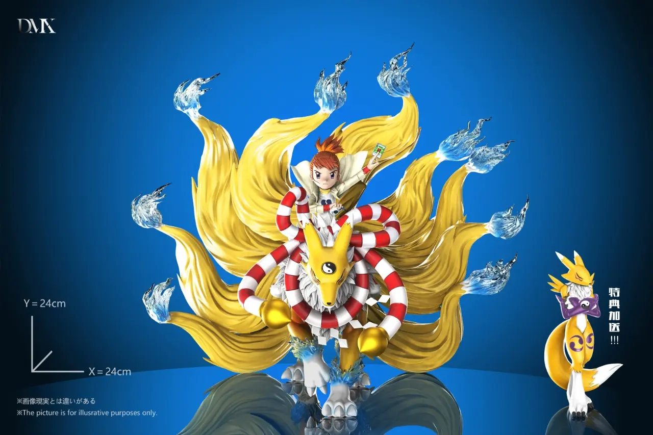 DMX Studio – Digimon Adventure 3 Makino Ruki & Kyubimon & Renamon