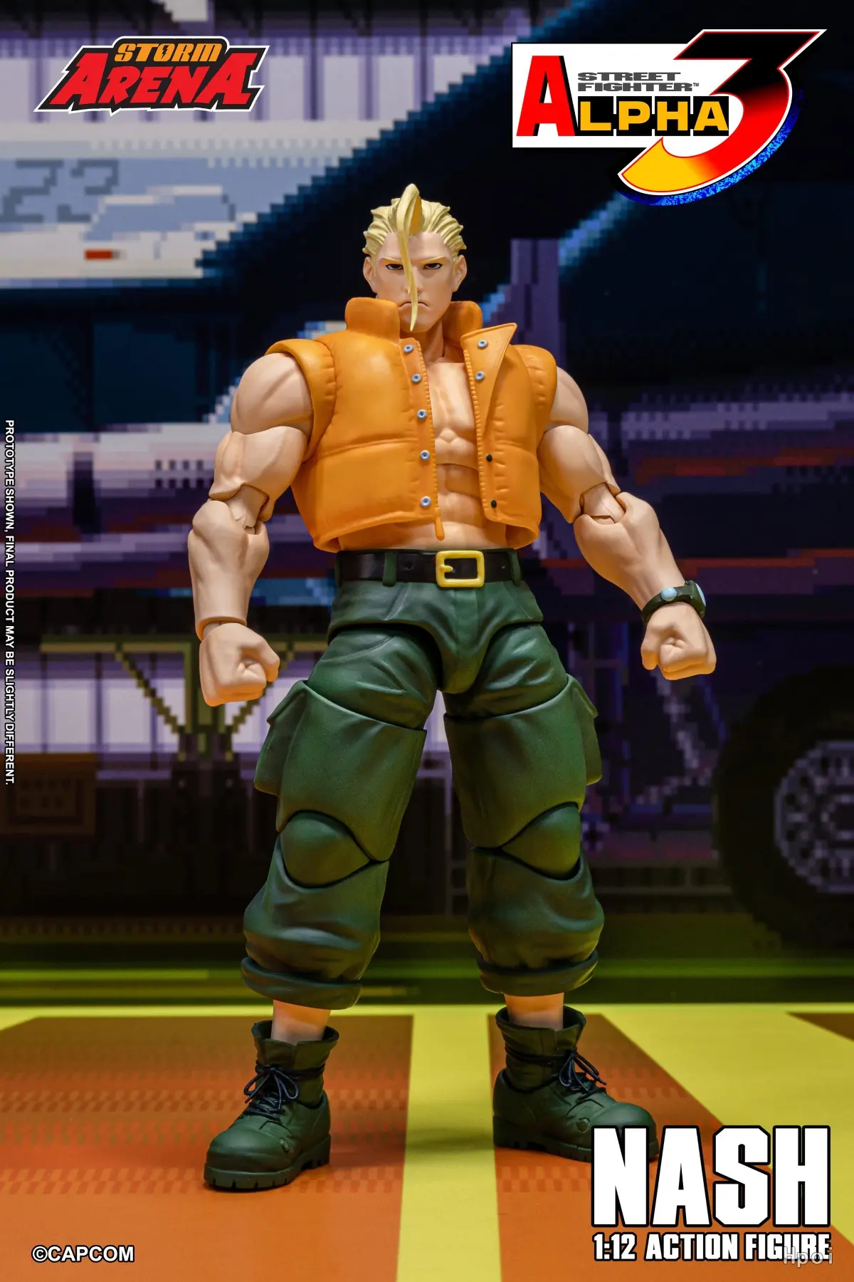 Storm Toys – NASH – STREET FIGHTER Alpha 3 – STORM ARENA (Licensed)