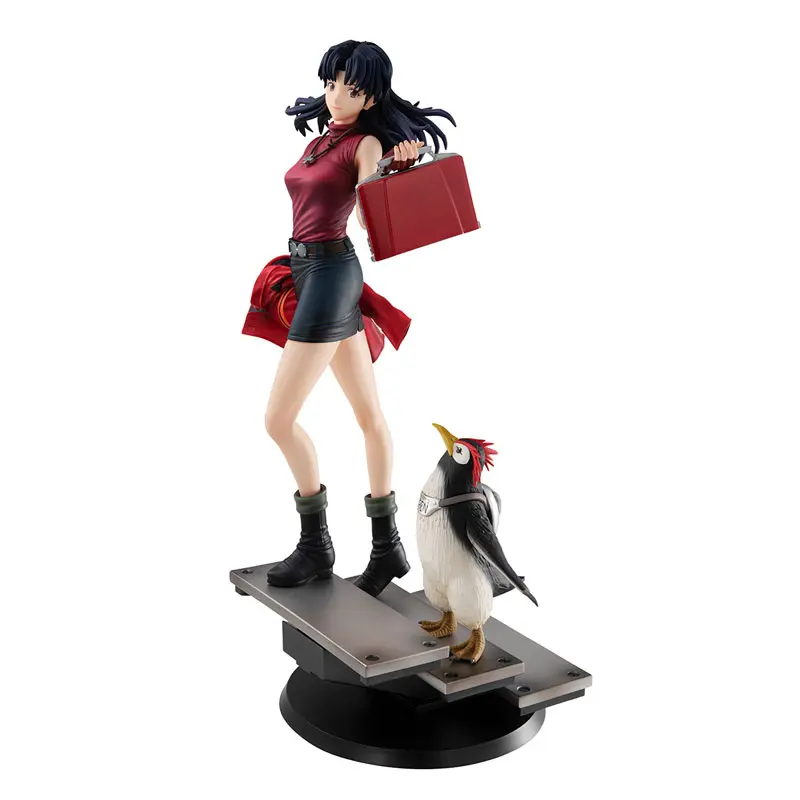 MegaHouse – GALS Series Rebuild of Evangelion Misato Katsuragi & Penpen Complete Figure (Licensed)